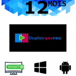 DUPLEX iPTV : Abonnement iPTV 12 MOIS
