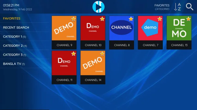 XCIPTV Player interface pour utiliser un abonnement 12 mois