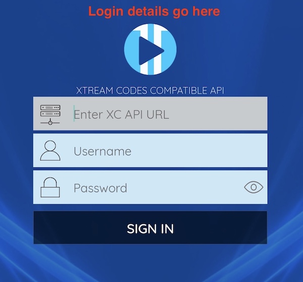 Abonnement XCIPTV 12 mois utilisé avec XCIPTV Player